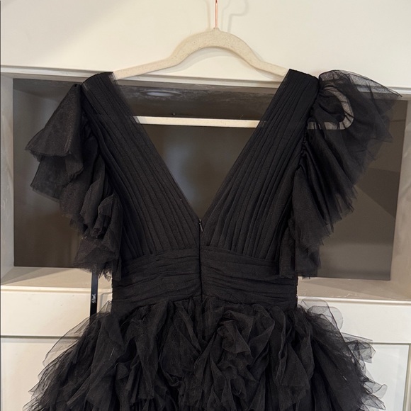 Slaying V-neckline A-line Dress by Mac Duggal - Picture 6 of 6